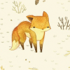 _The fox of a young forest_