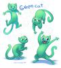 - Green Cat -