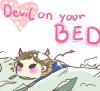 Devil on the bed