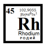 Rhodium.