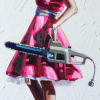 girl with a chainsaw
