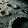 deep crater of the moon