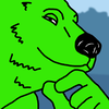 Зелёный медведь