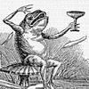 the drinking frog