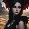 Lady Vampire Black