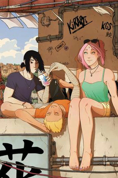 Naruto и Sakura Занимаются сексом и предлагают Саске заняться сексом втроем - поддоноптом.рф