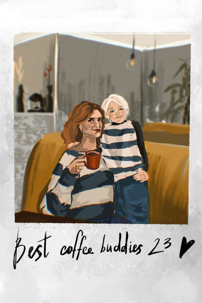 Best coffee buddies 23 🖤