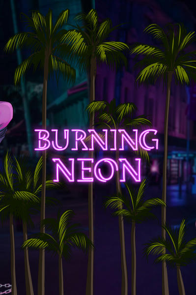 burning neon