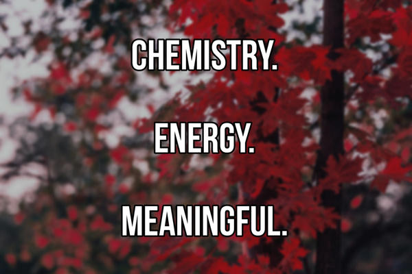 Spiritual Love. Chemistry, energy, meaningful