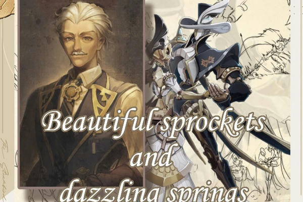 Beautiful sprockets and dazzling springs