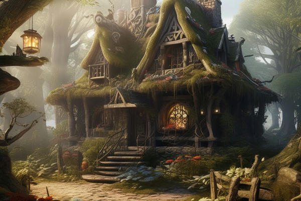Волшебный домик в лесу