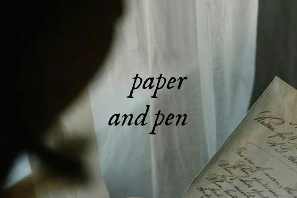 paper and pen.