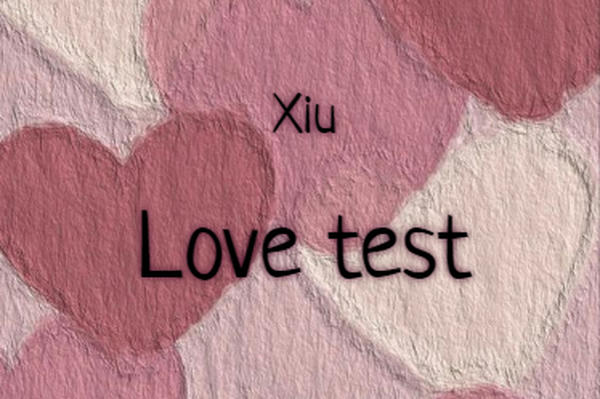 Love test/Любовное испытание