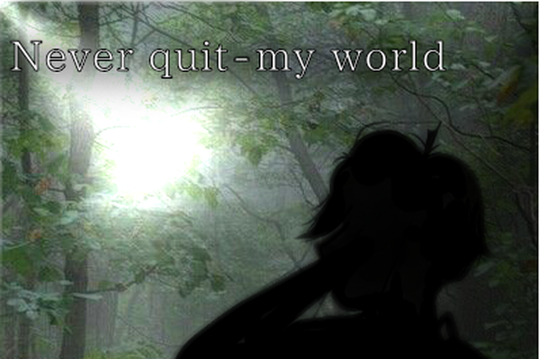 Never quit – My world