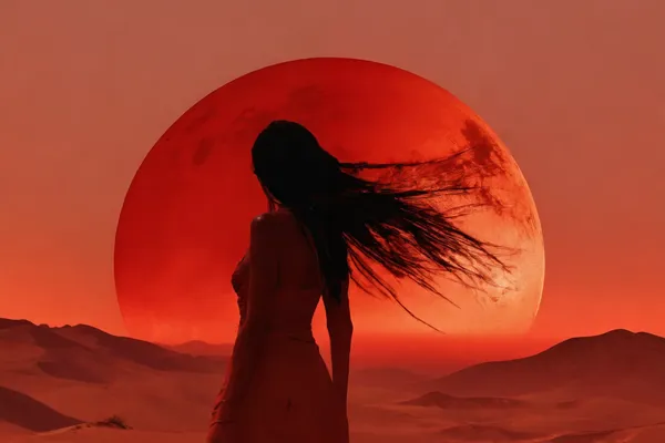 Красное солнце пустыни