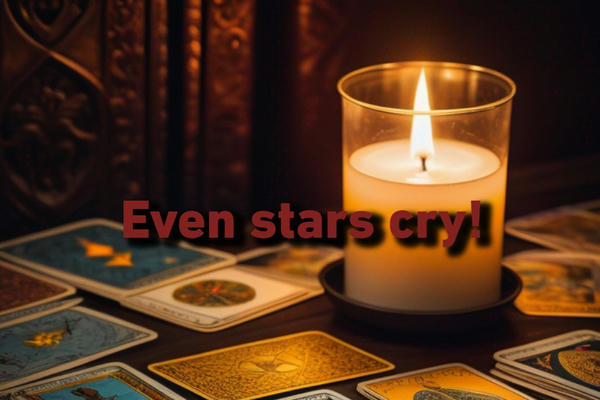 Even stars cry!
